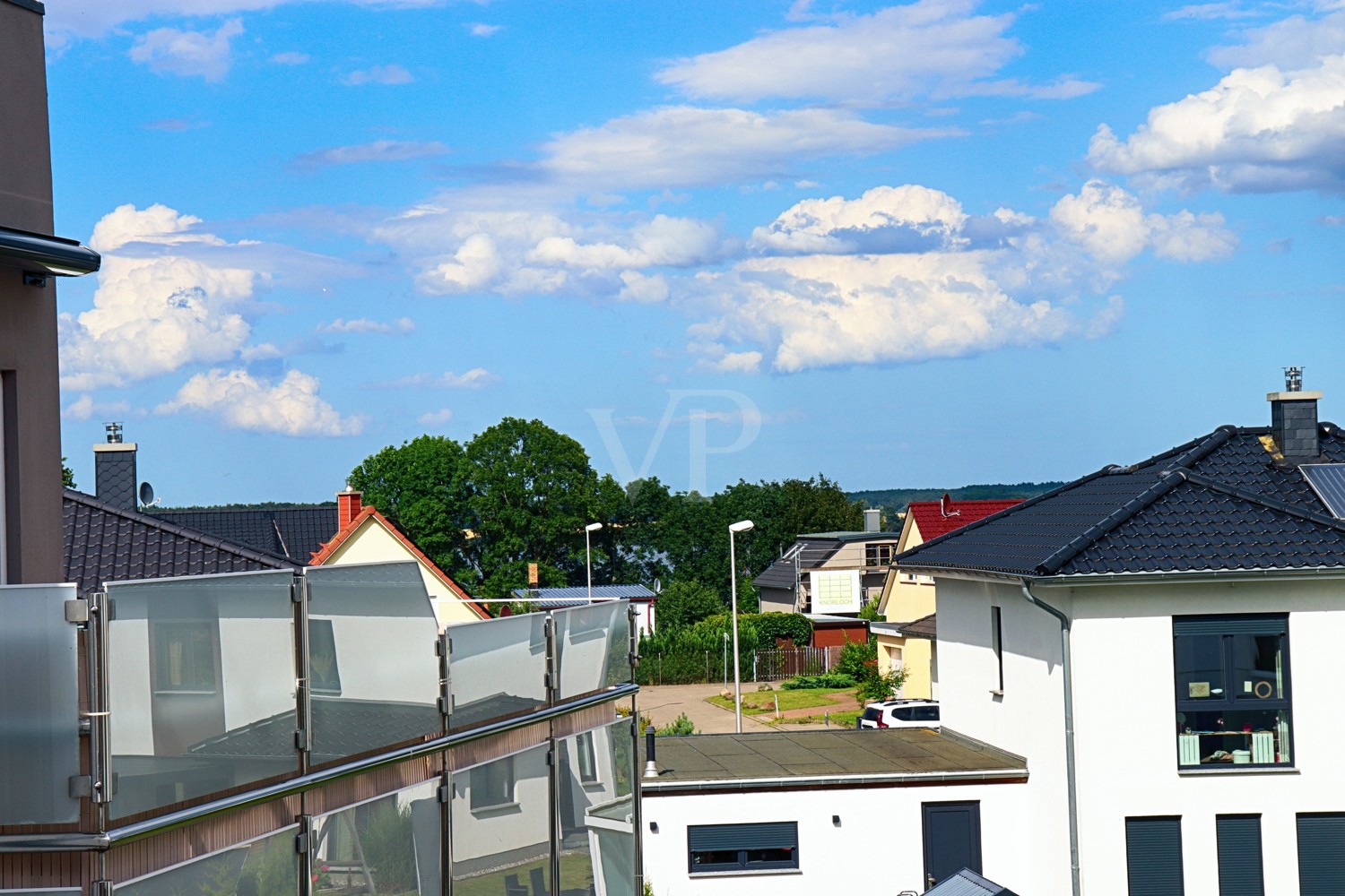 Ausblick Balkon