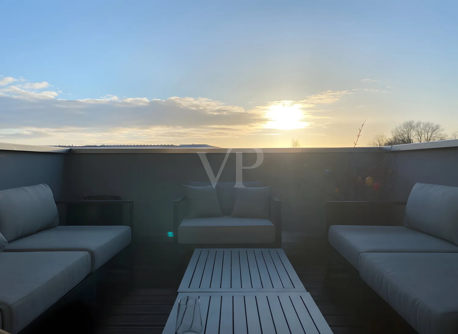 Terrassenecke Abendsonne