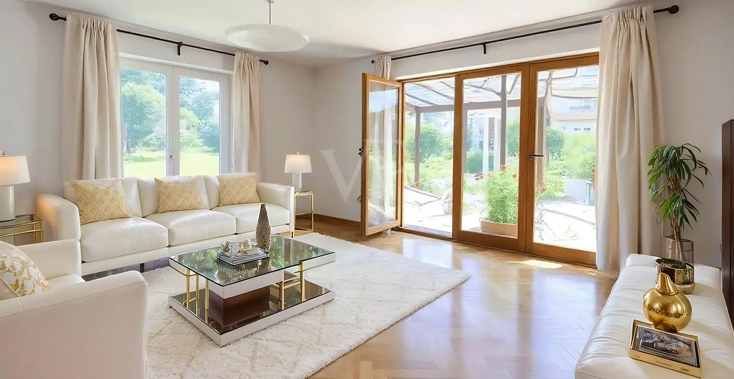 Wohnzimmer digital möbliert EG