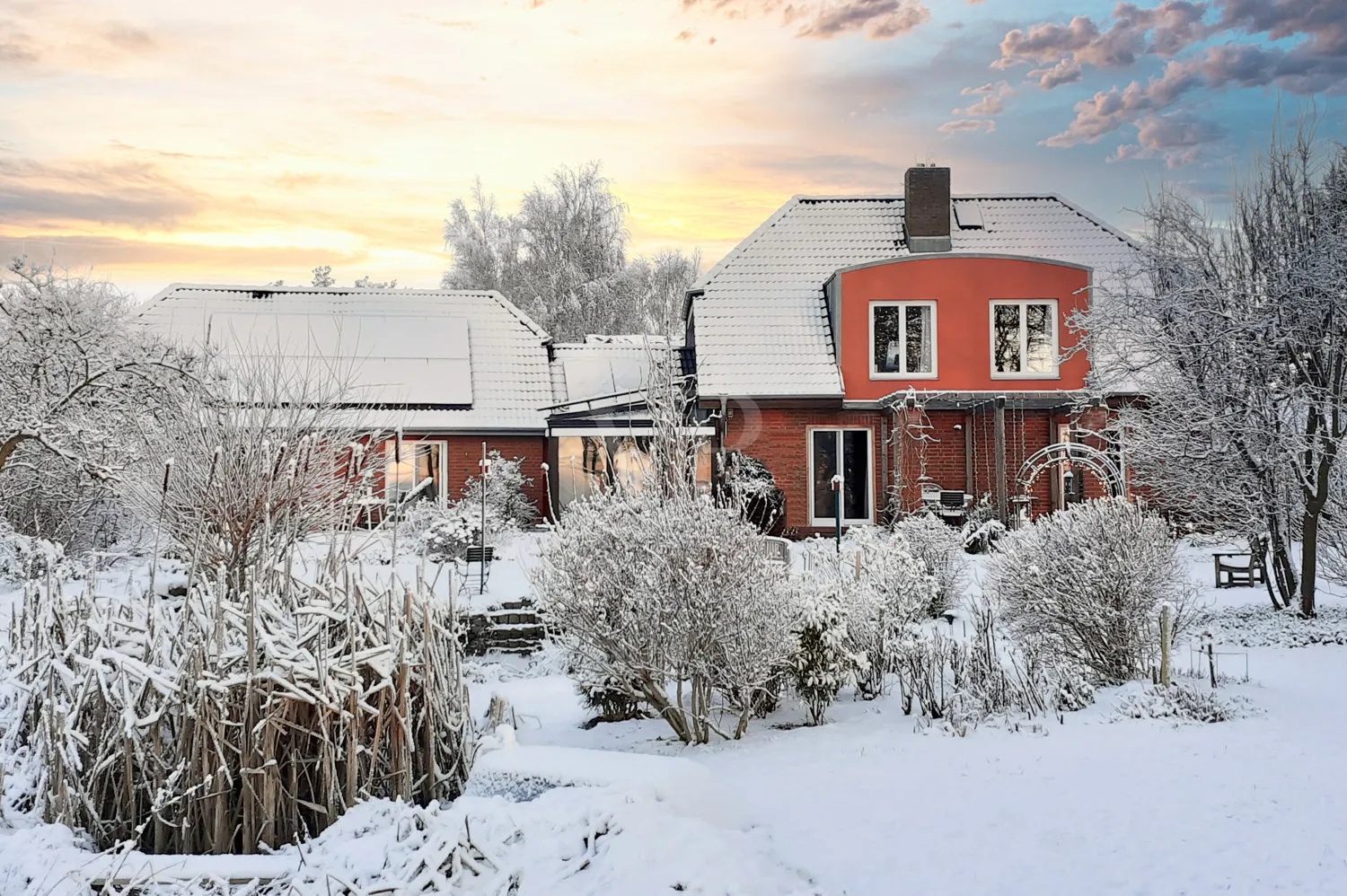 Winterbild Südansicht