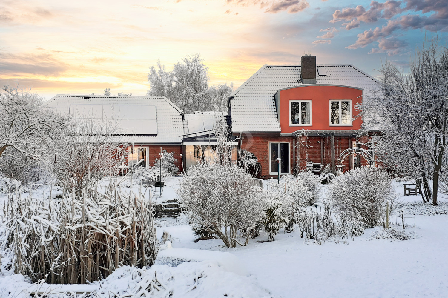 Winterbild Südansicht