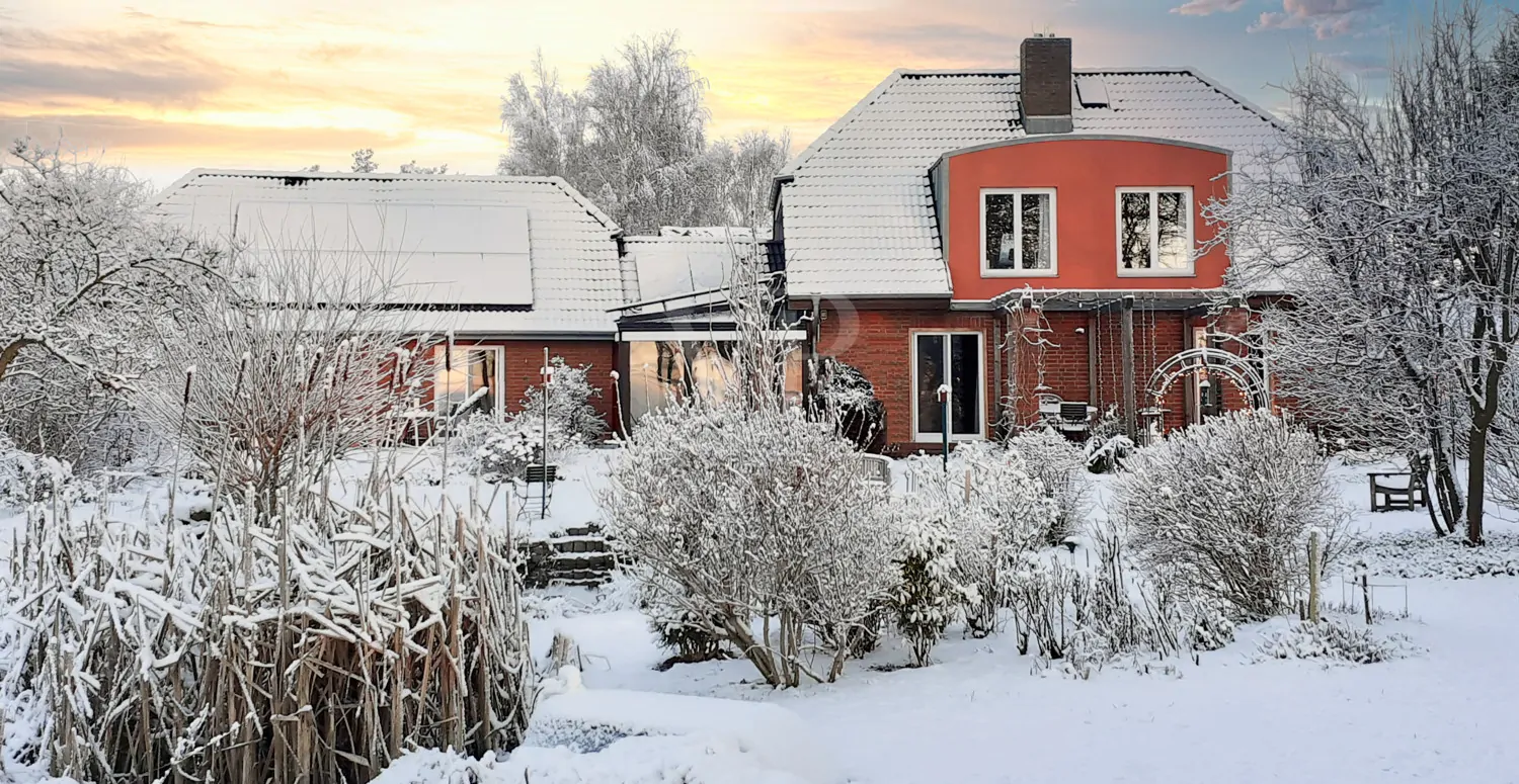 Winterbild Südansicht