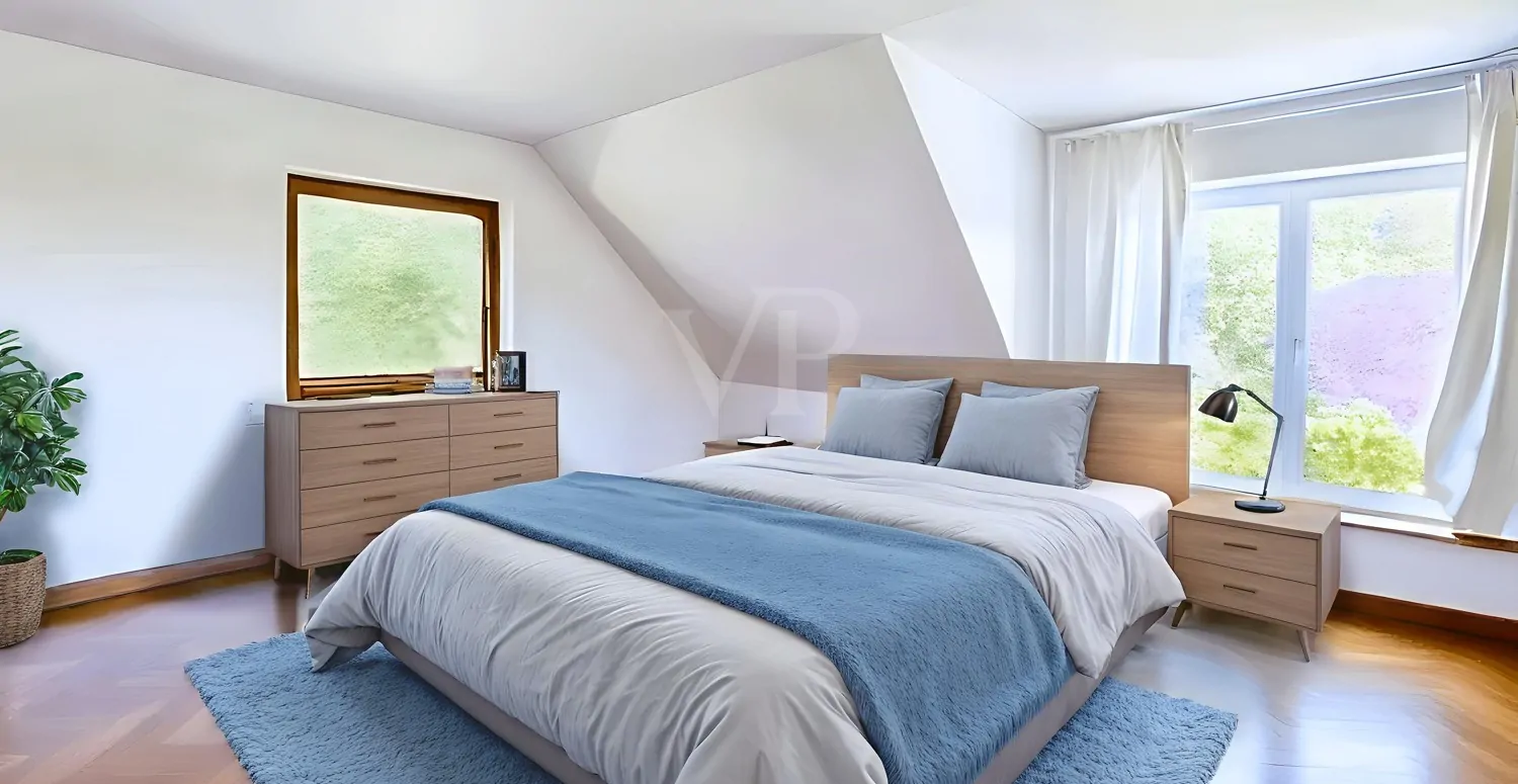 Schlafzimmer DG digital möbliert