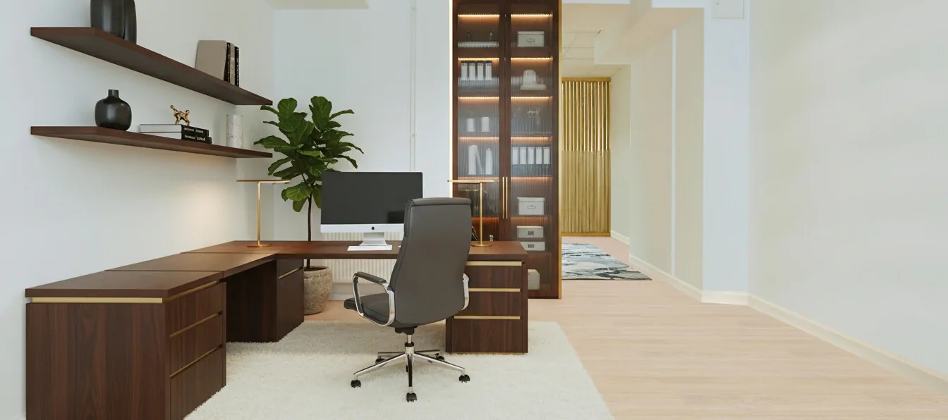 Bürofläche digital beräumt