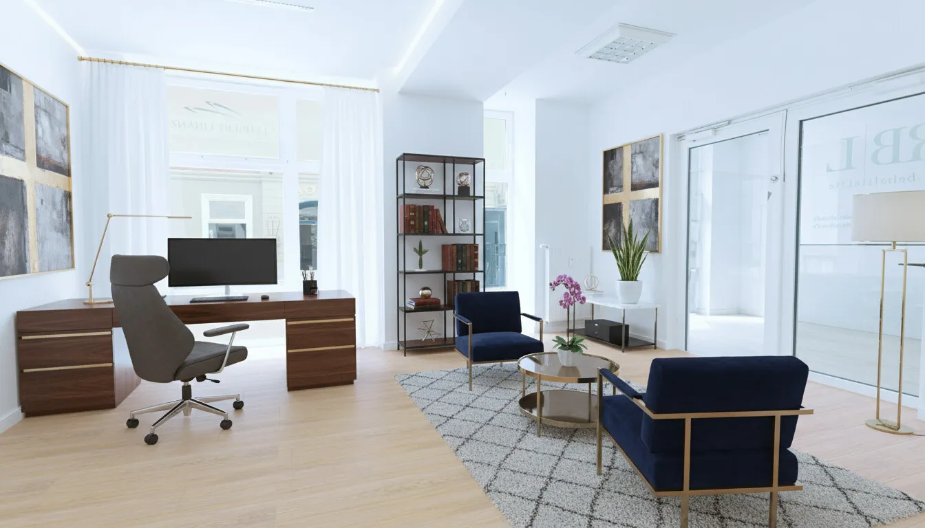 Schaufensterbereich digital beräumt