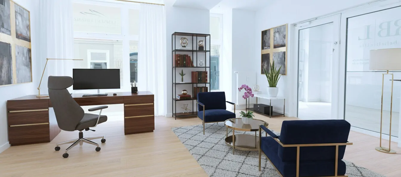 Schaufensterbereich digital beräumt