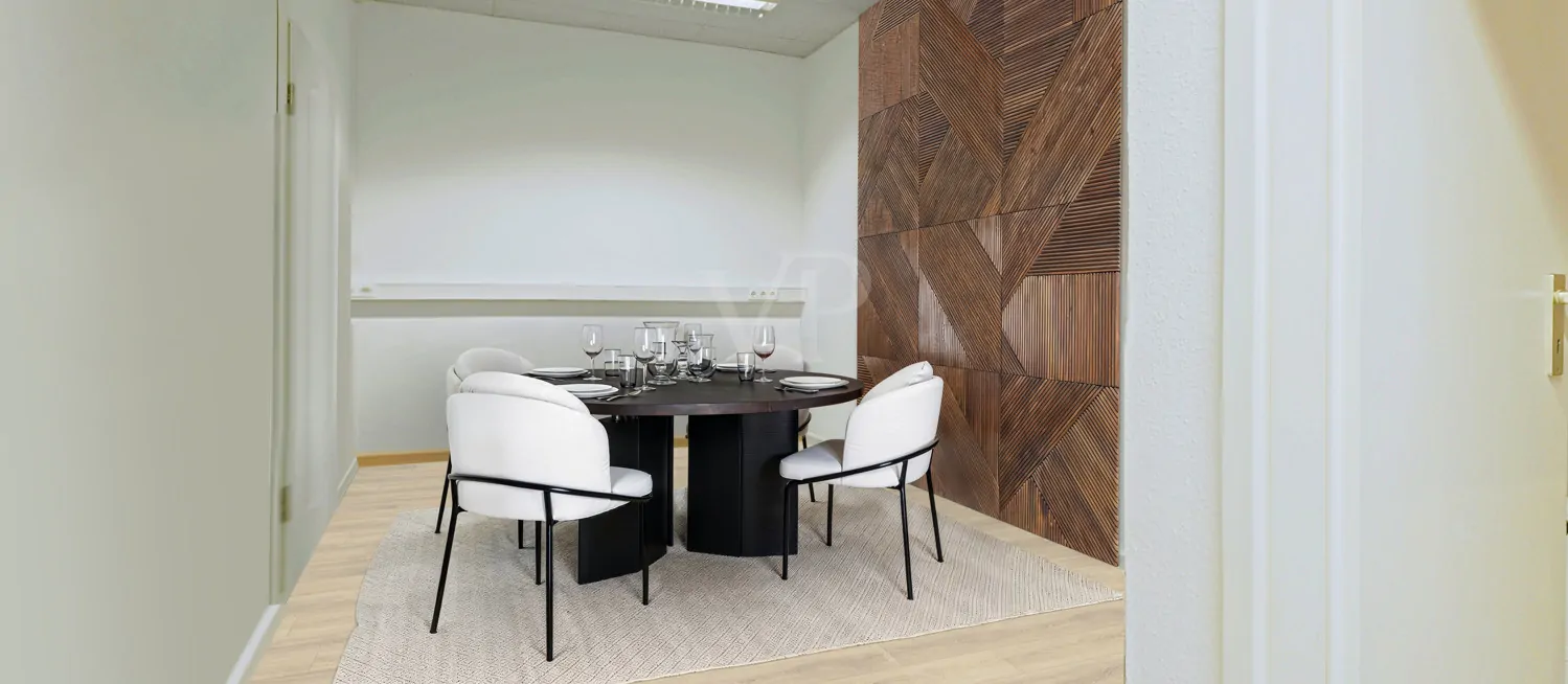 Aufenthaltsraum digital möbliert