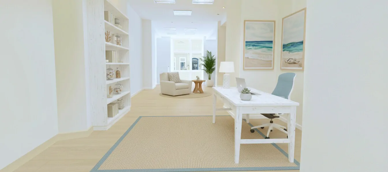 Bürofläche digital beräumt