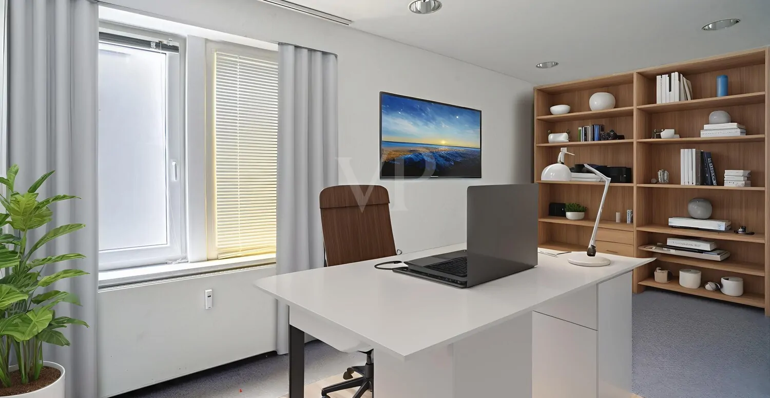 Büro 3 digital möbliert