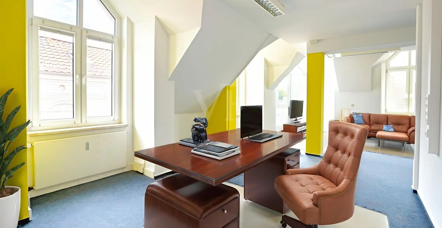 Büro 3 digital möbliert