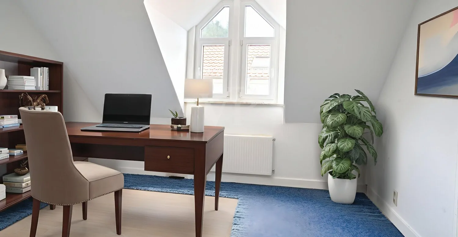 Büro 1 digital möbliert