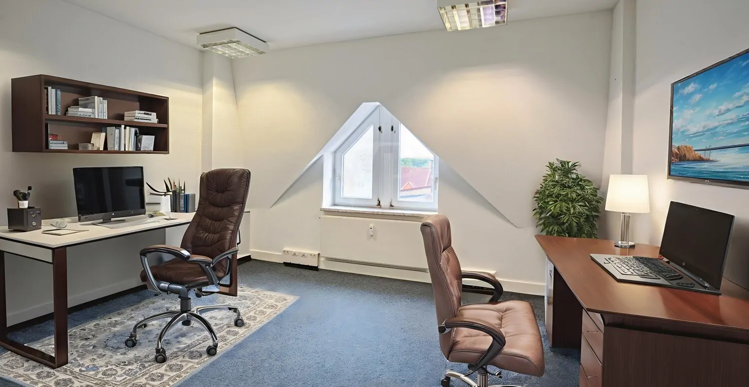 Büro 2 digital möbliert