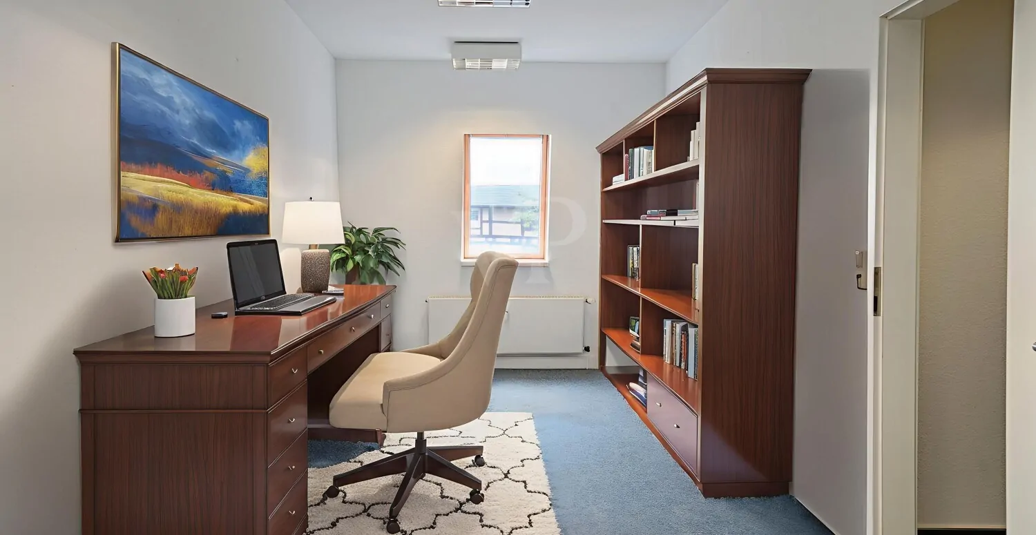 Büro 4 digital möbliert