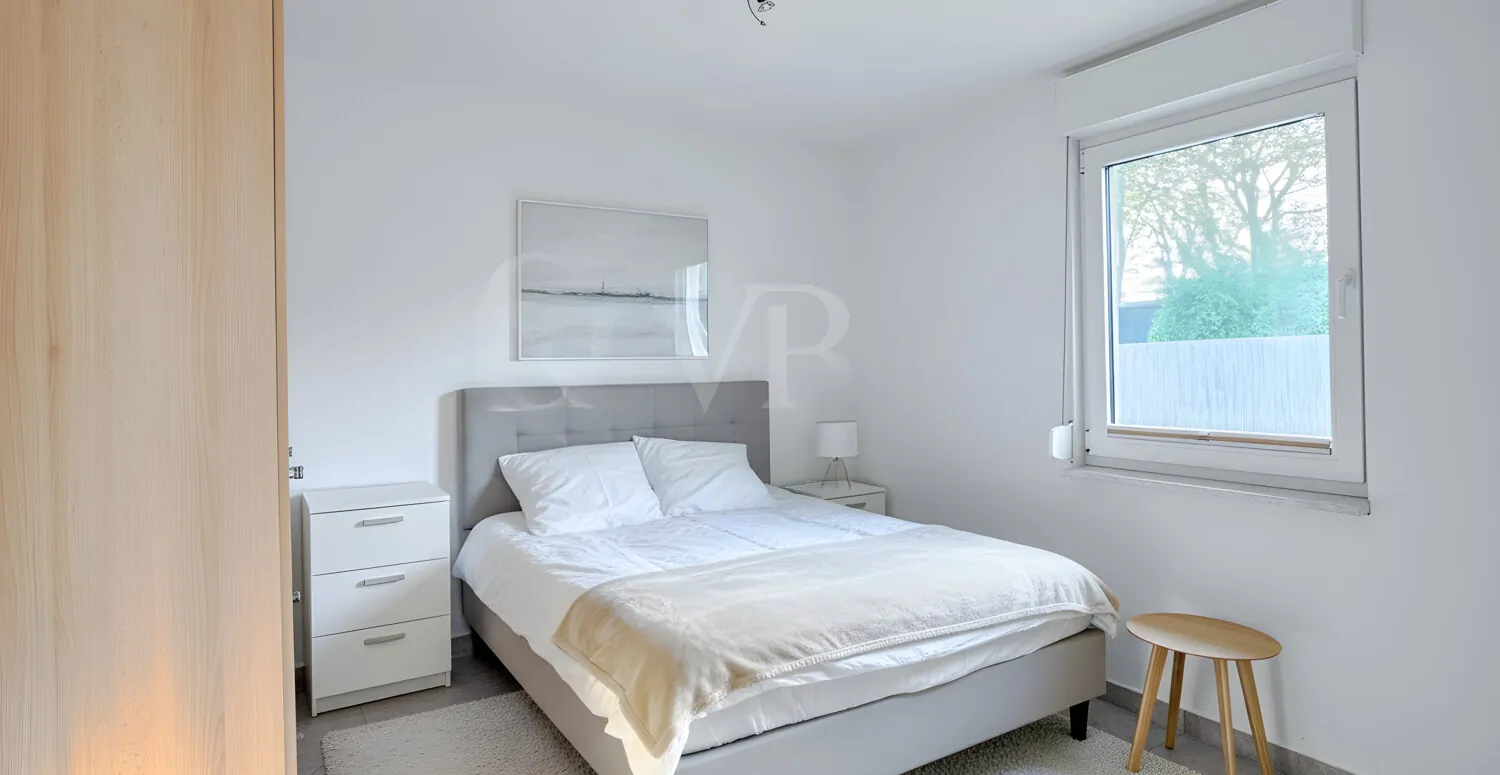 Schlafzimmer digital möbliert