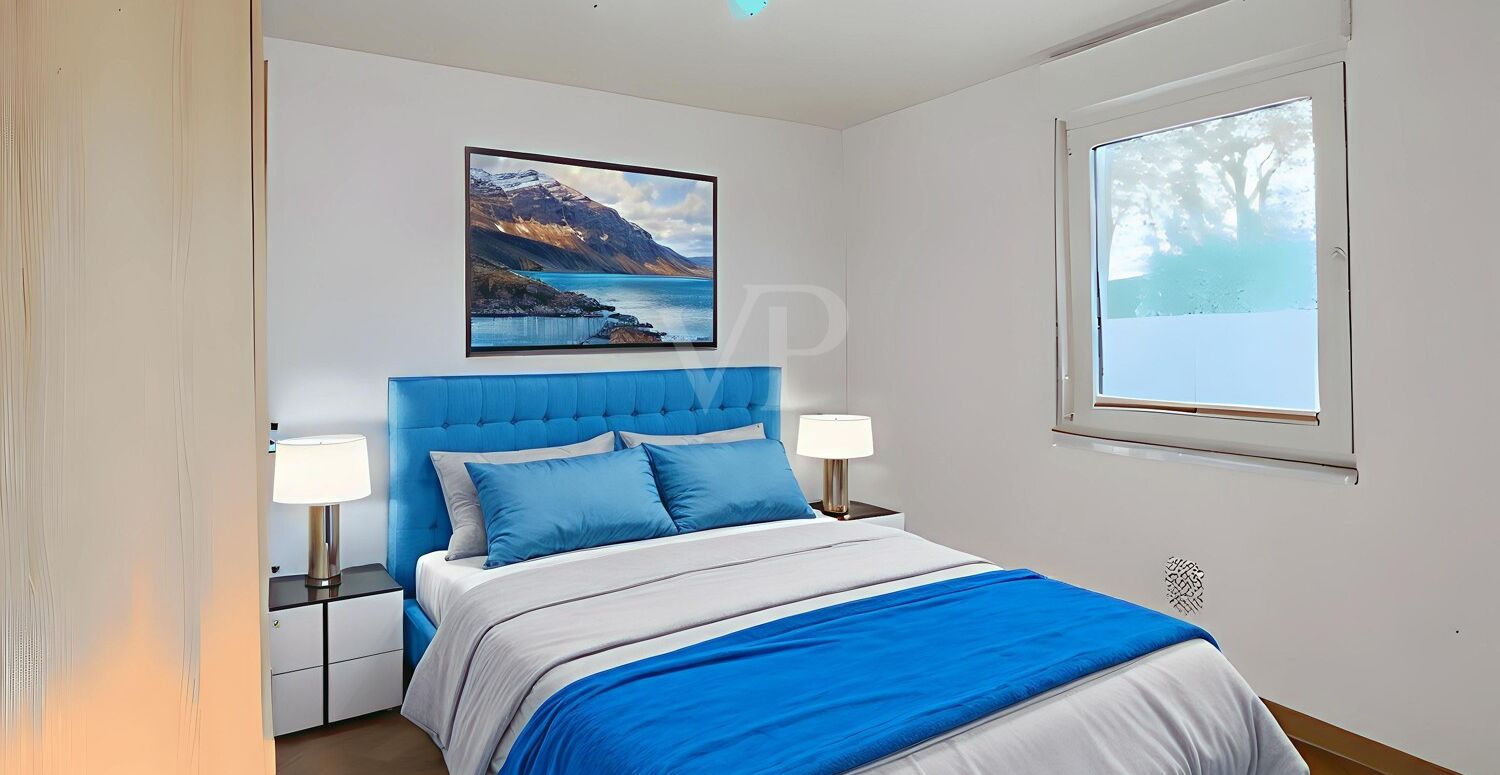 Schlafzimmer digital möbliert