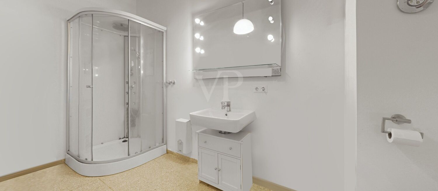 Badezimmer digital beräumt