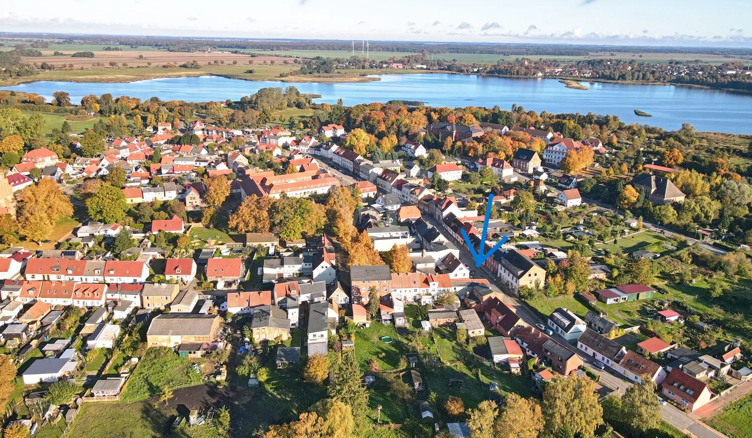 Luftaufnahme eingezeichnet