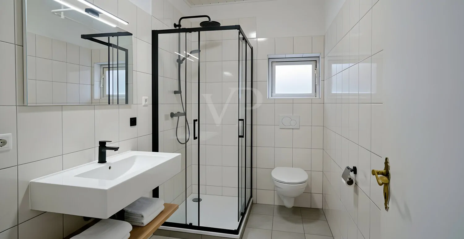 Badezimmer digital möbliert