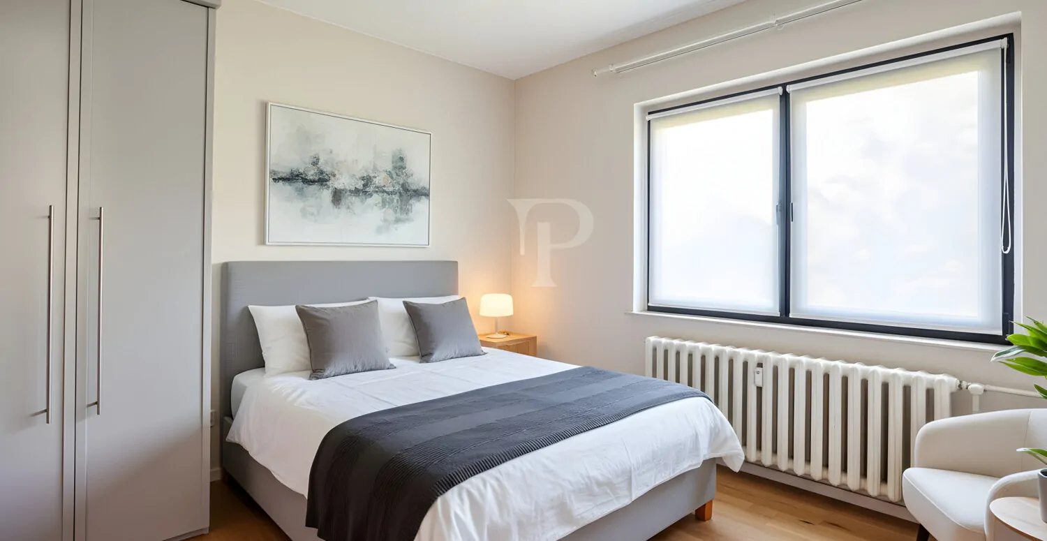 Schlafzimmer digital möbliert