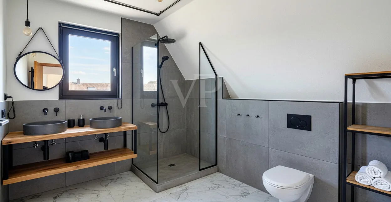 Badezimmer DG digital möbliert