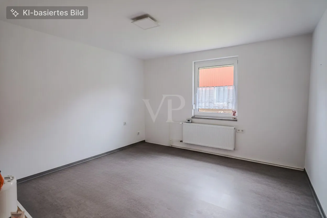 Schlafzimmer digital beräumt