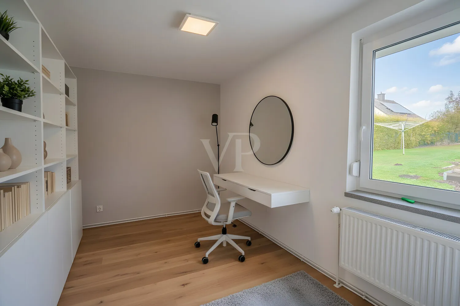 Büro digital möbliert