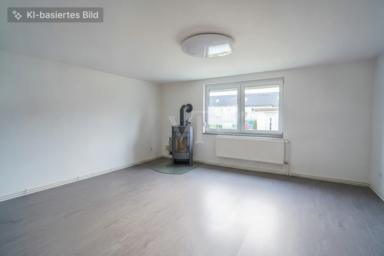 Wohnzimmer digital beräumt
