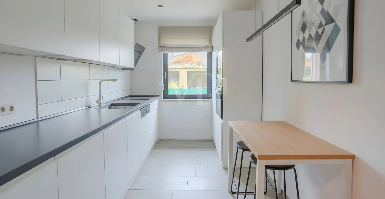 Küche digital möbliert