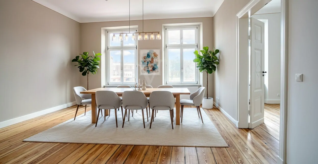 Küche digital möbliert