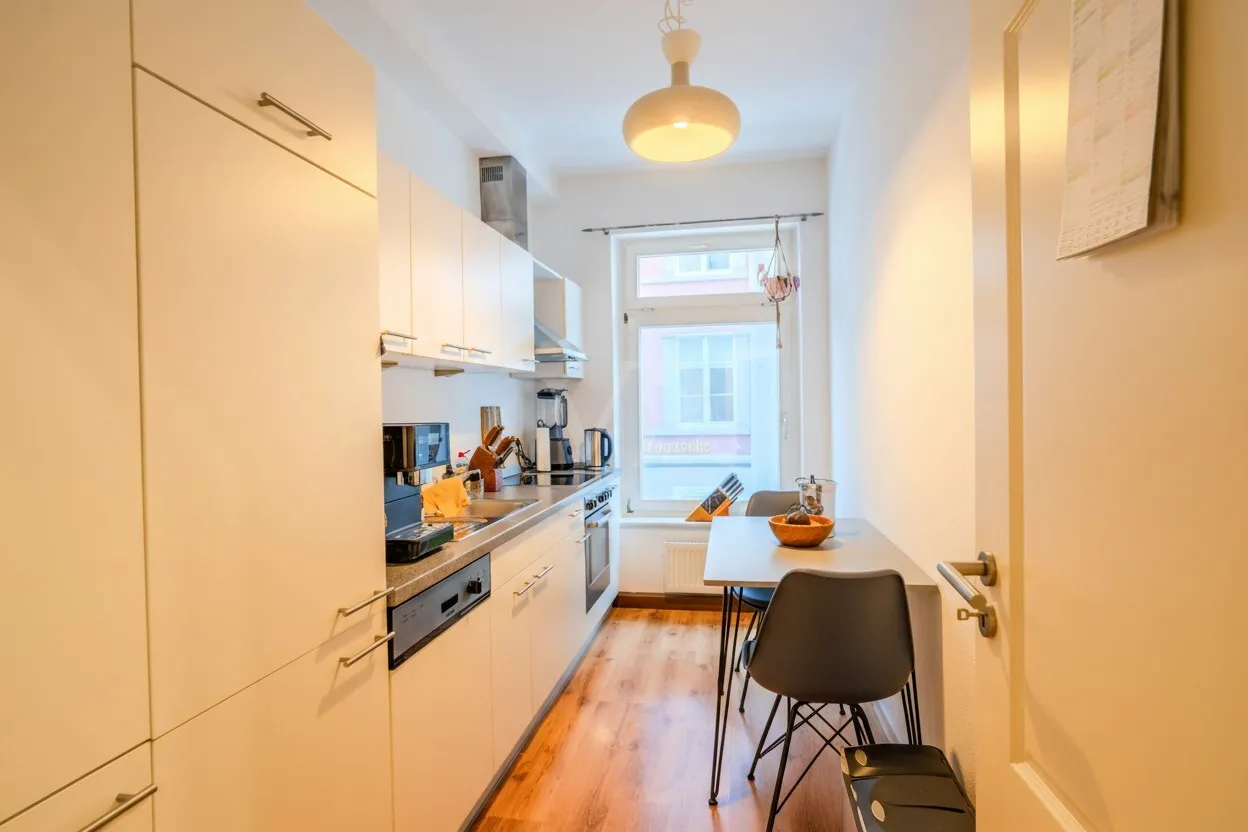 Küche digital möbliert