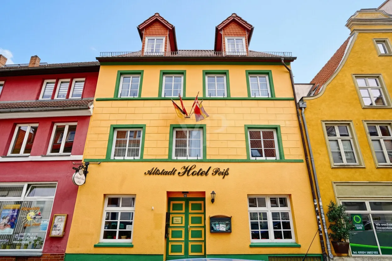 Ruhig gelegenes Mehrgenerationenhaus mit Kirchenblick in der historischen Altstadt Stralsunds