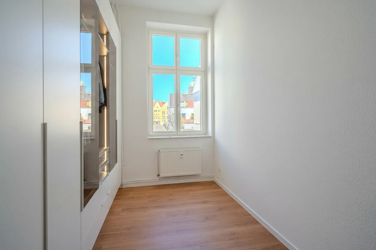 Ankleide digital möbliert