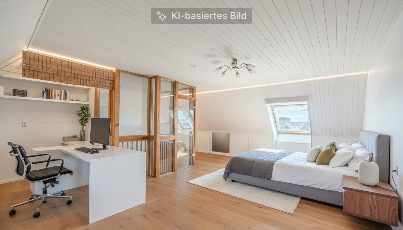 Schlafzimmer digital gestaltet