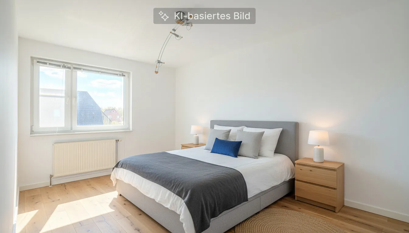 Schlafzimmer digital gestaltet