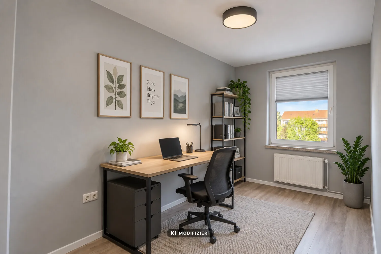 Gästezimmer digital möbliert