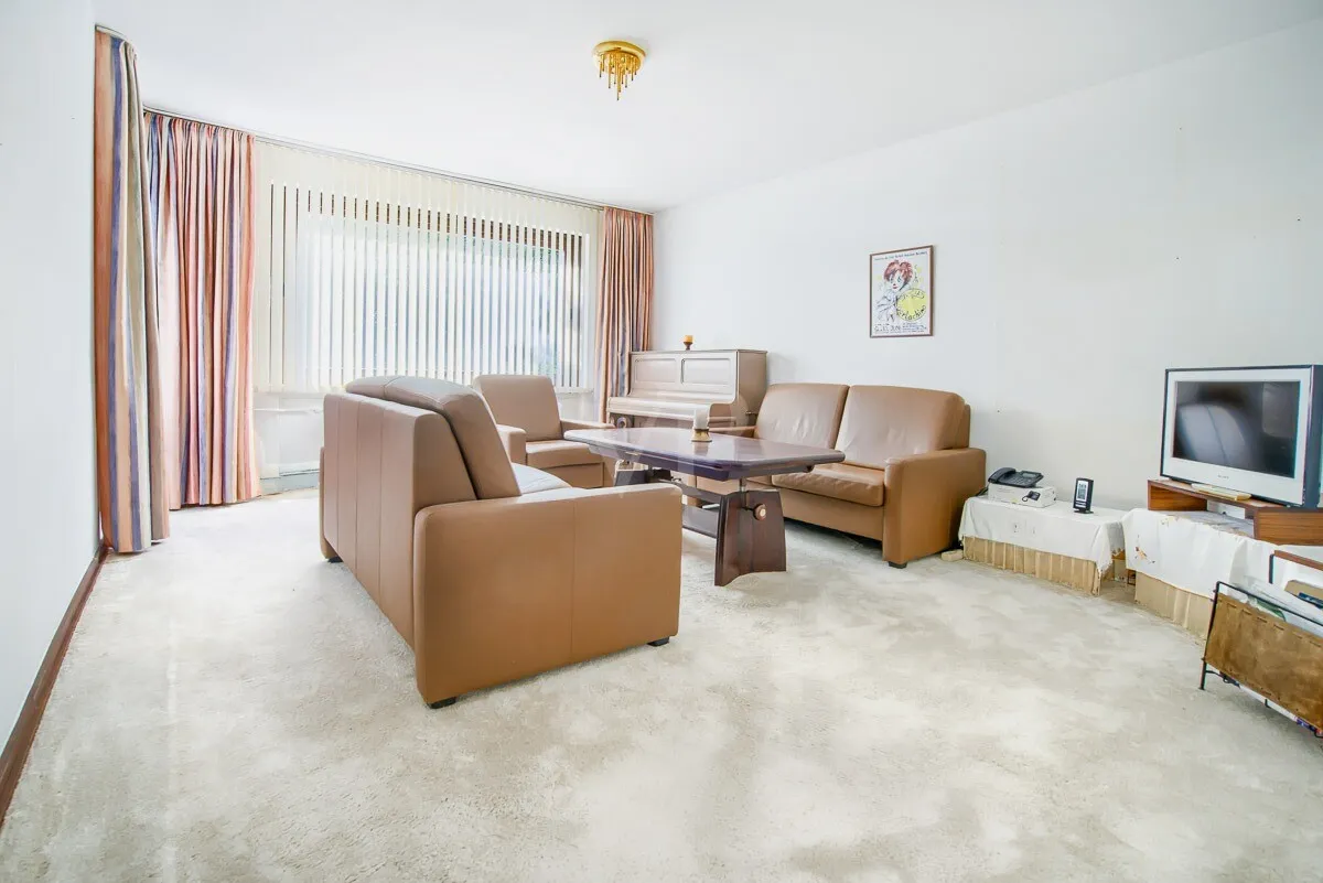 Das helle Wohnzimmer
