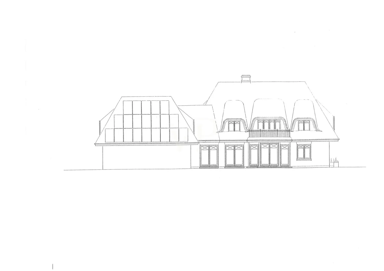 Hausansicht Süd West