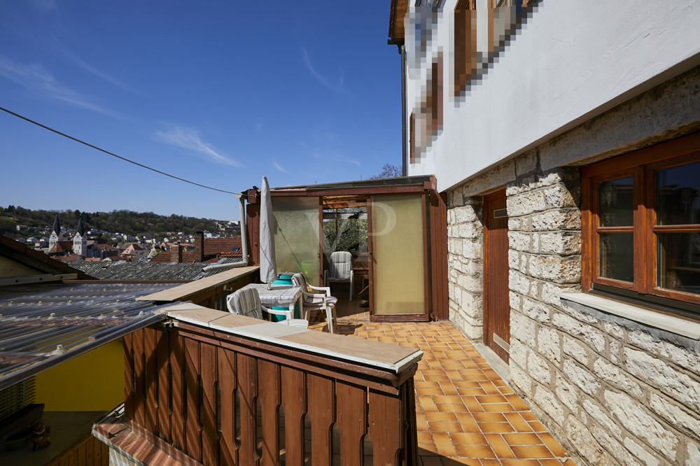 Terrasse Dachgeschosswohnung