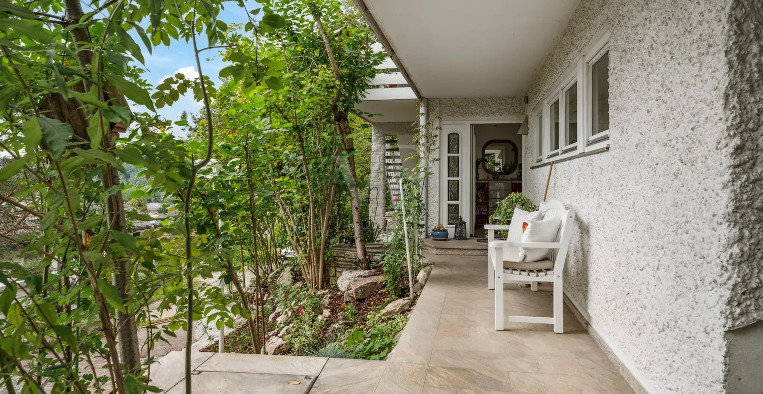 Eingangsbereich, Südterrasse