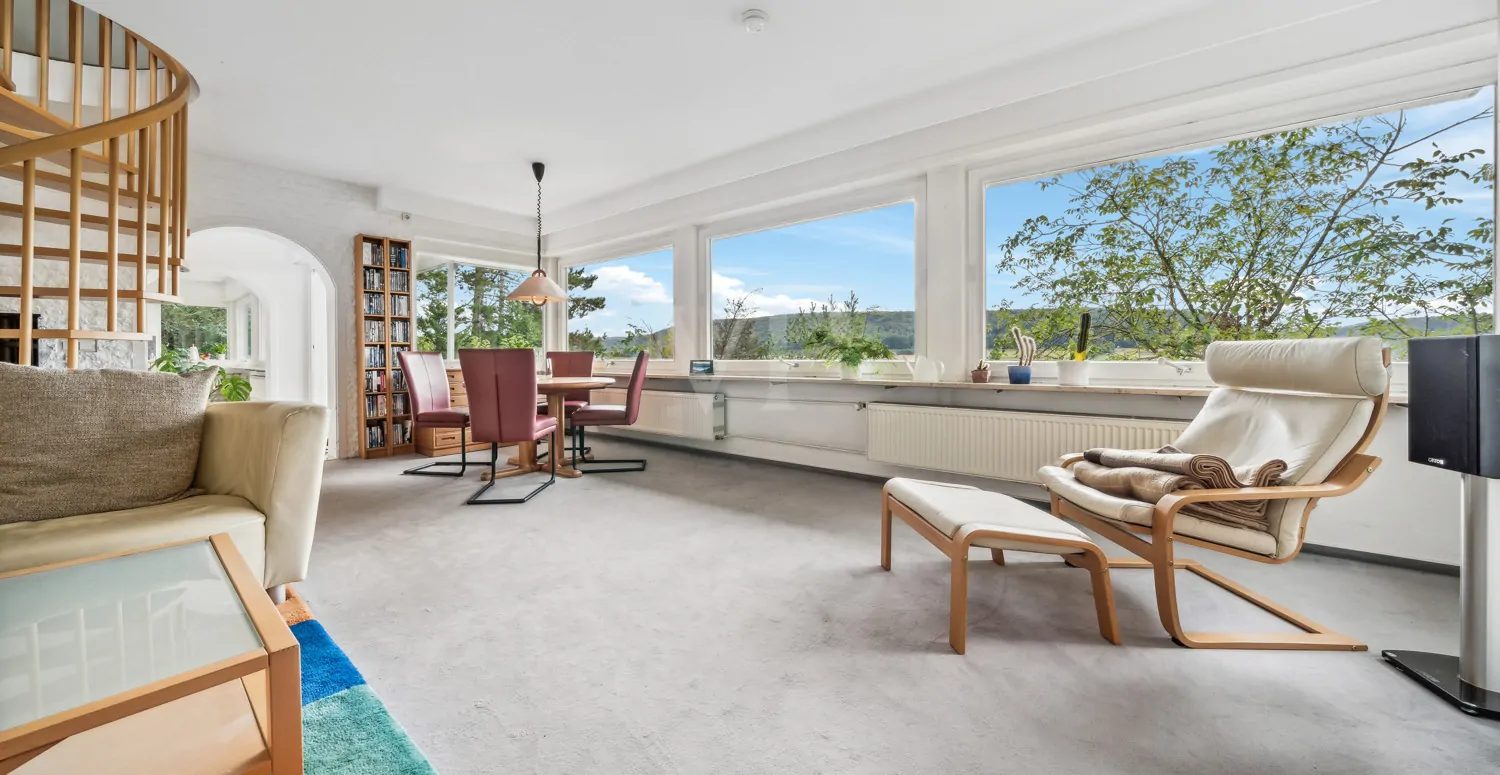 Wohnzimmer Panorama-Fensterfront