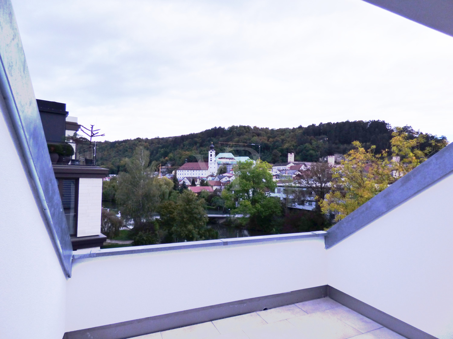 Blick auf Eichstätt von der Dachterrasse