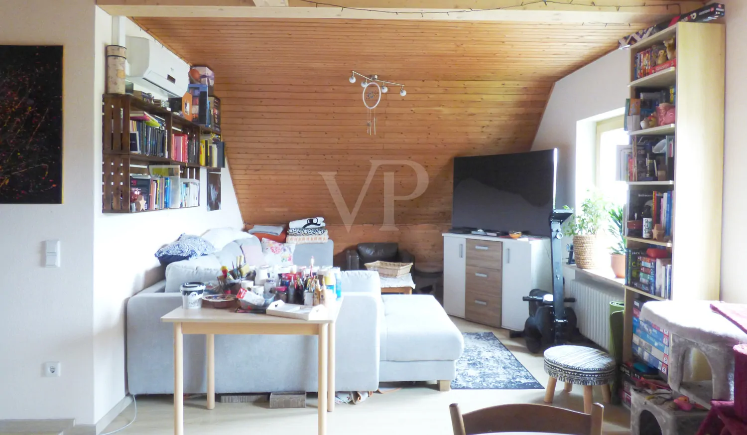 Dachgeschosswohnung Wohnzimmer