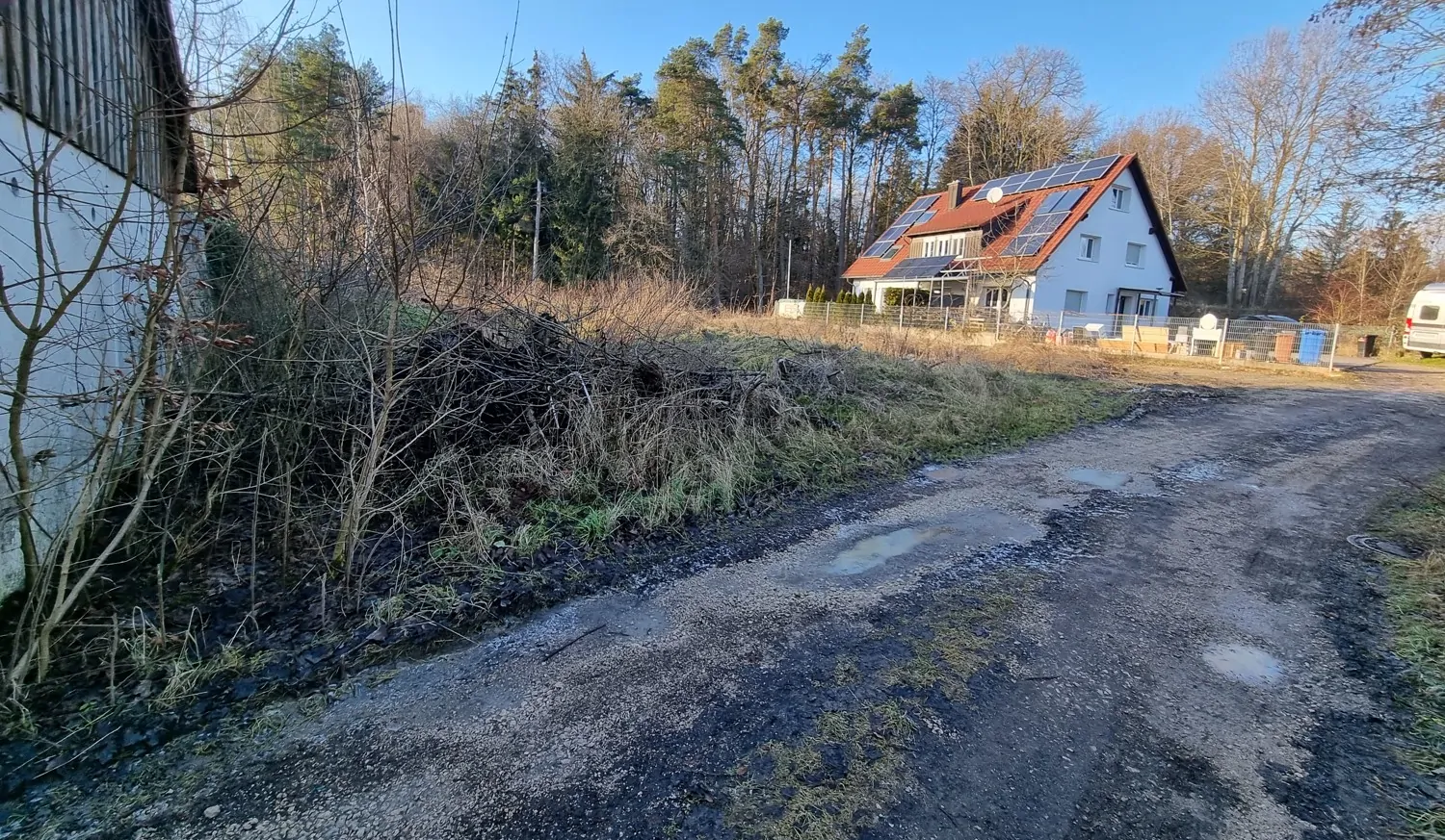 Straßenbereich-Zufahrt