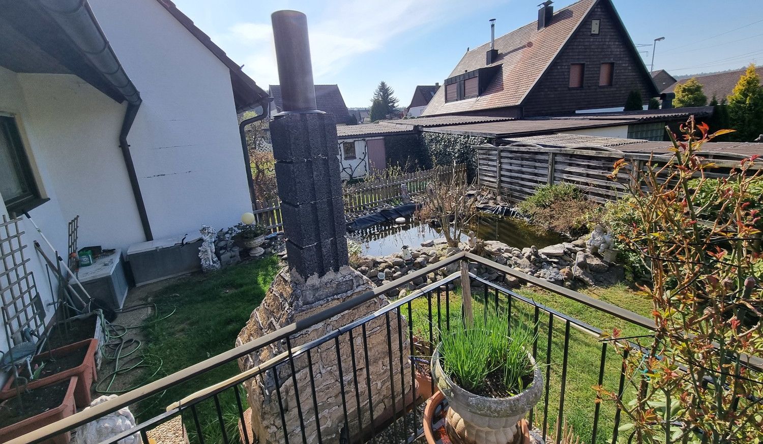 Blick über die Terrasse