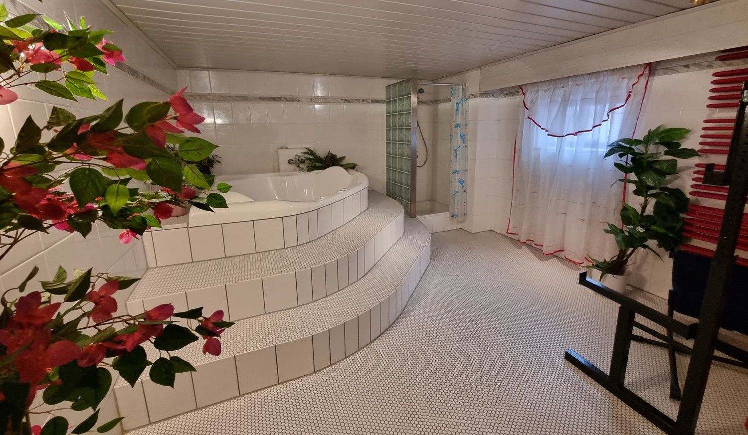 UG-Whirlpool mit Dusche