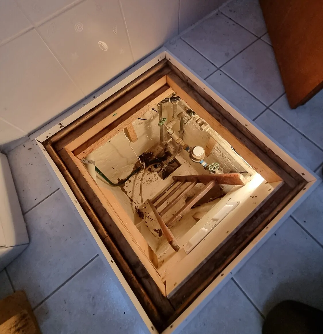 Zugang zum Wasseranschluss