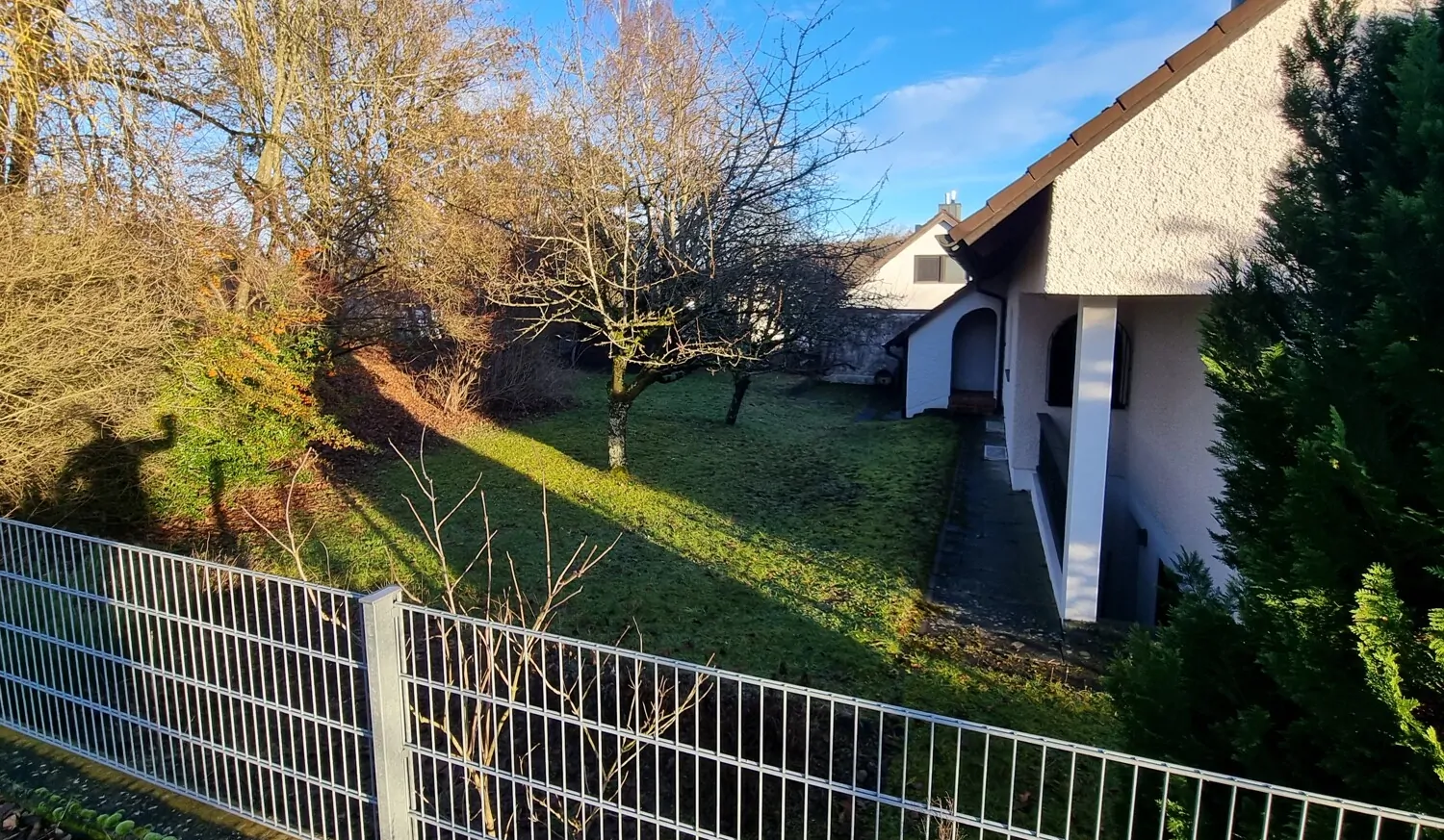 Garten auf der Nordseite