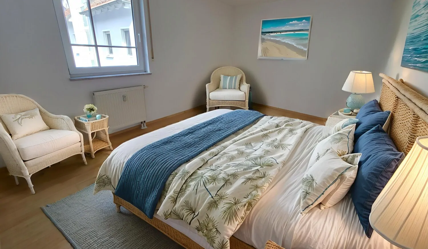 Schlafzimmer KI-Möblierung