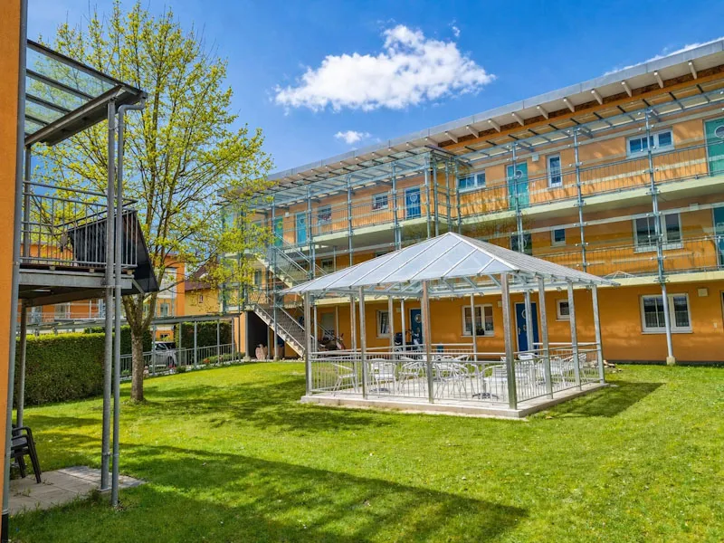 Pavillon im Gemeinschaftsgarten