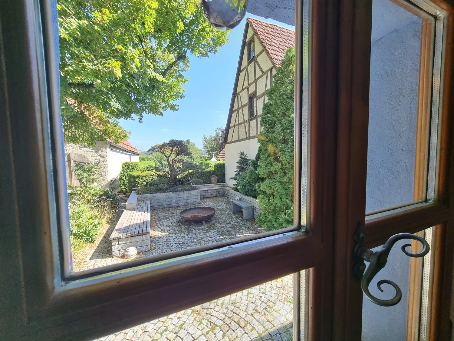 Hautpgebäude-EG-Küchenausblick